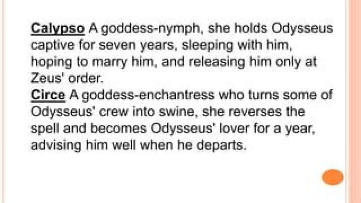 Who did Calypso marry?