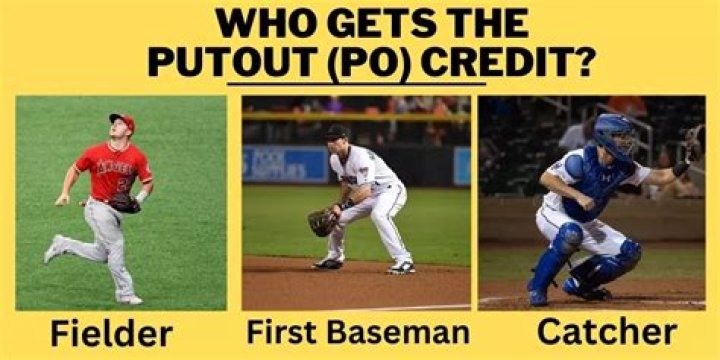 Who gets credit for a putout in baseball?