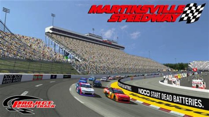 Who got the pole for Martinsville?