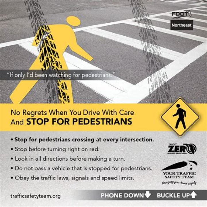 Who has right of way pedestrian or cyclist?