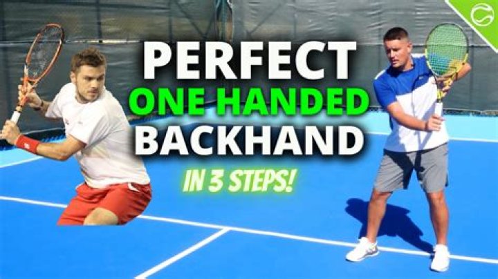 Who has the best 2 handed backhand in tennis?