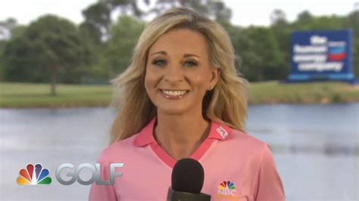 Who is the female commentator at the Open golf?
