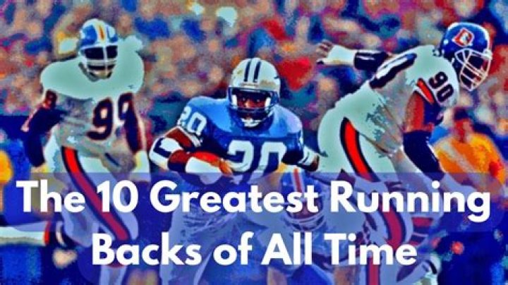 Who is the top 10 running backs of all time?