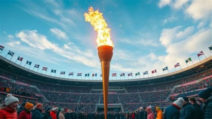 Who lit the Olympic flame Beijing 2022?