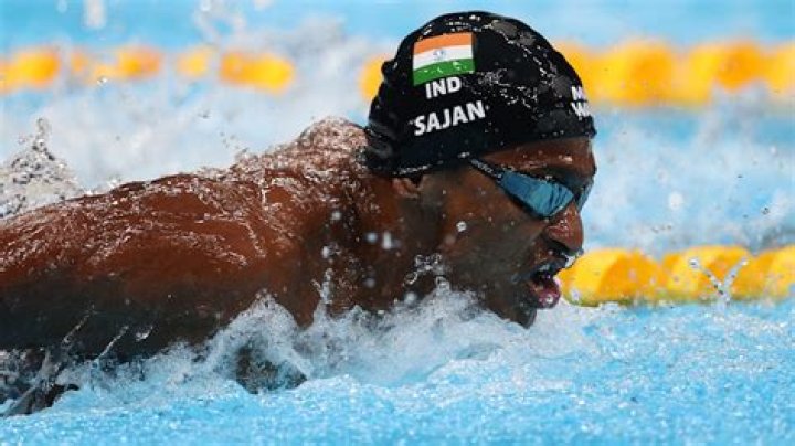 Who represent India in swimming?