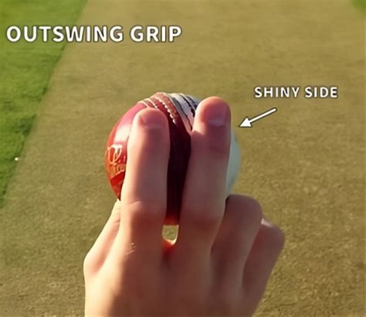 Who rolled the ball in cricket?