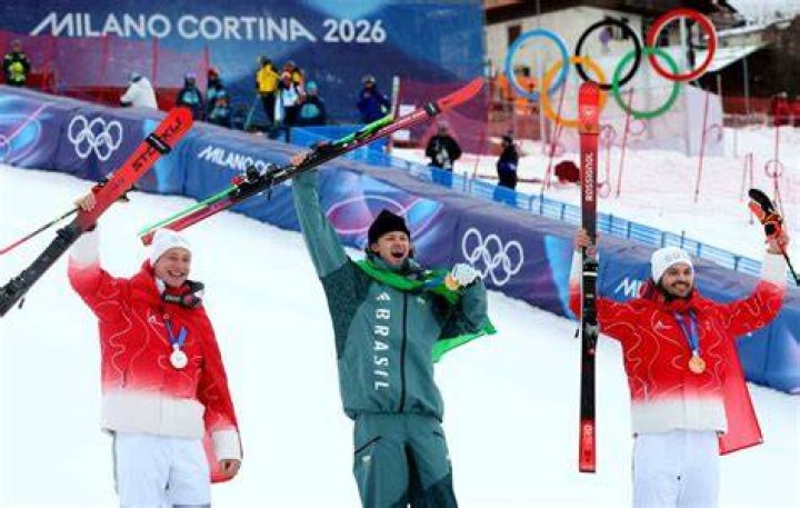 Who won the men's slalom today?