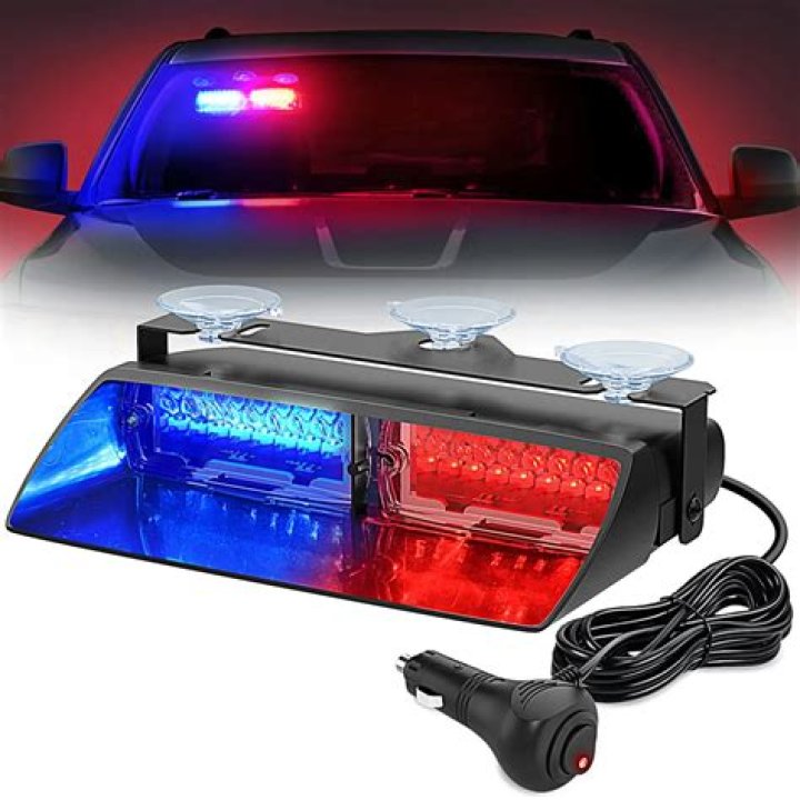 Why are emergency lights red and blue?
