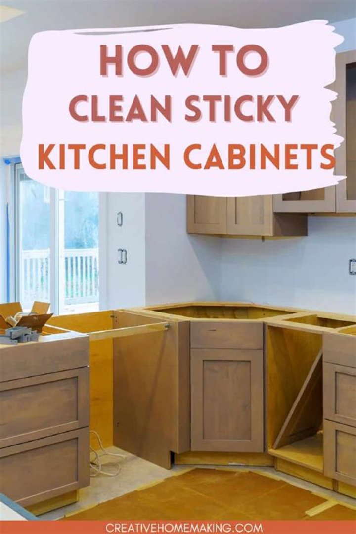 Why are my wood cabinets sticky?