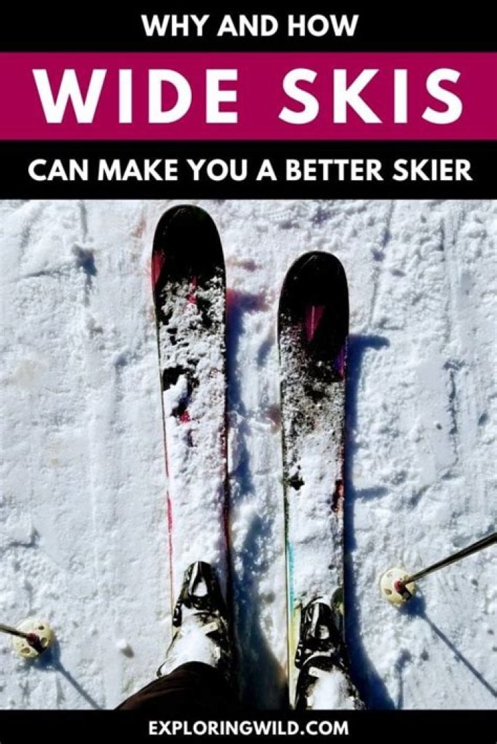 Why are skis so wide?