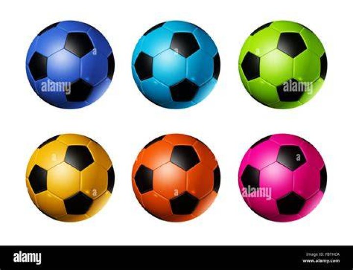 Why are soccer balls different colors?