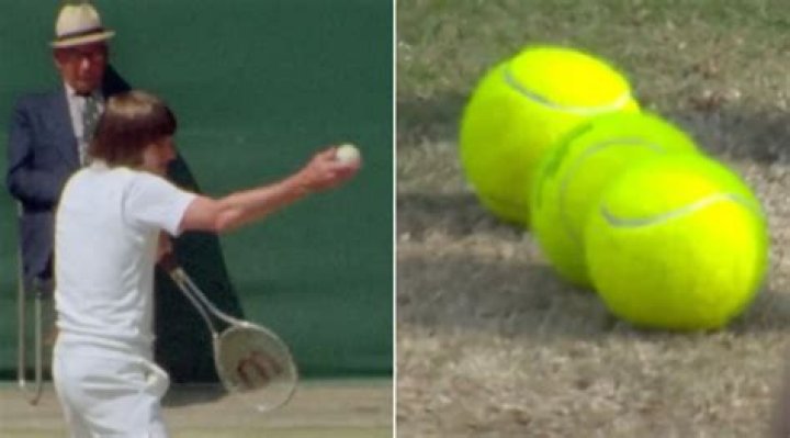 Why are tennis balls changed during a match?