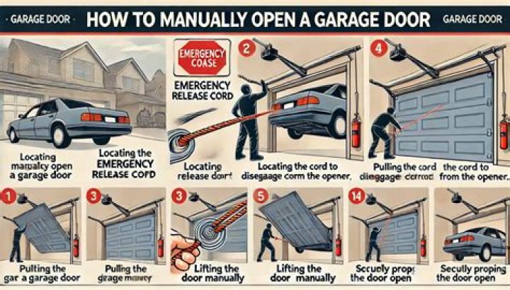 Why cant I manually open my garage door?