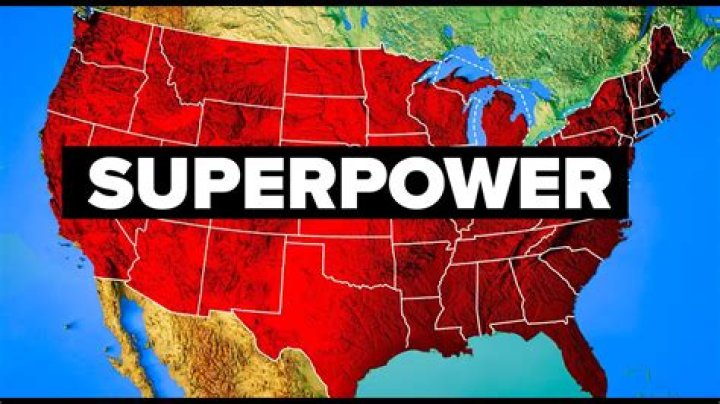 Why did America become a superpower?