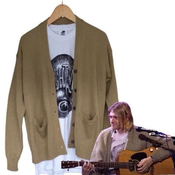 Why did Kurt Cobain cardigan?