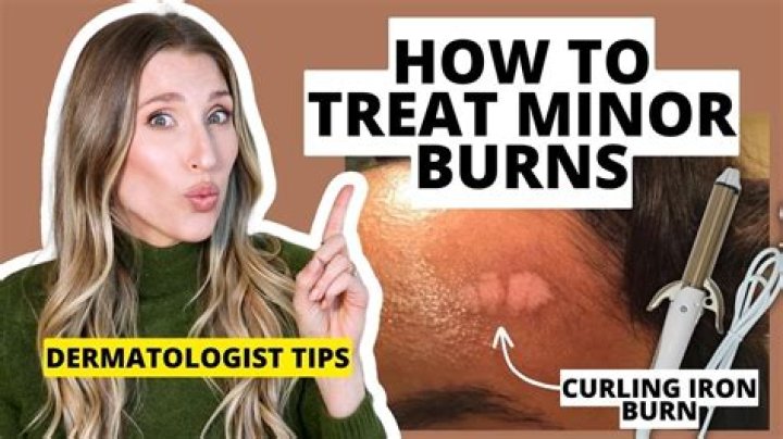 Why did my curling iron burn turn brown?