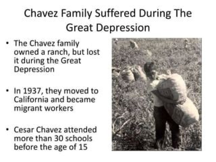 Why did the Chavez family lose their farm?