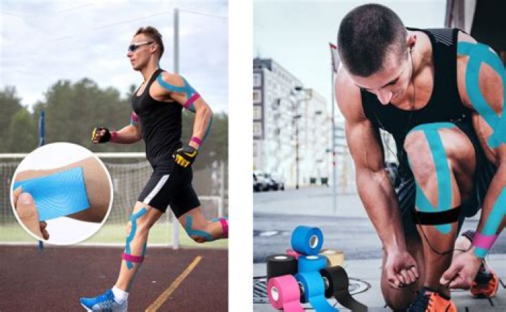 Why do athletes put tape on their arms?