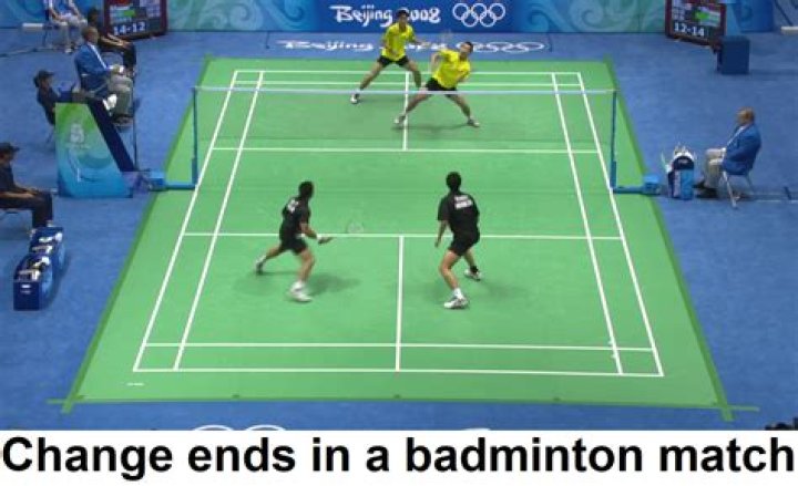 Why do badminton players change rackets?