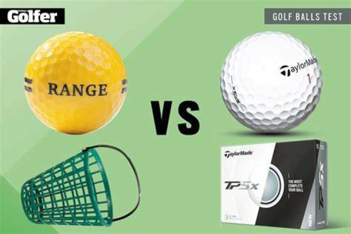 Why do driving range balls not go as far?