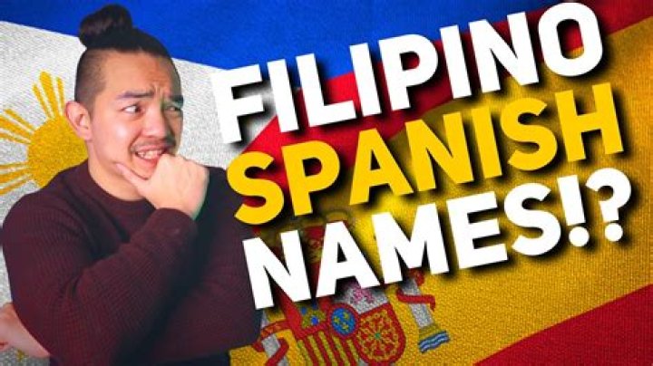 Why do Filipinos have Spanish last names?
