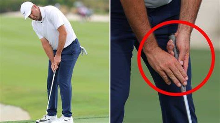 Why do golfers take their glove off to putt?