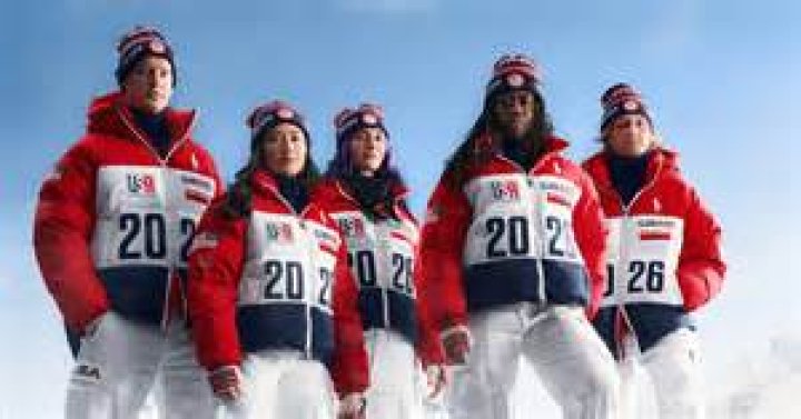 Why do Olympic skiers wear bibs on shoulders?