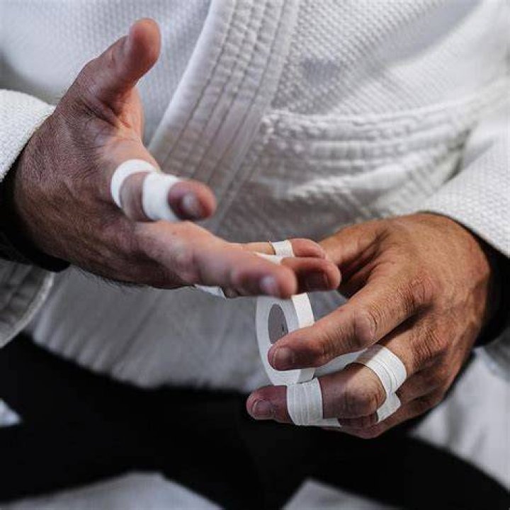 Why do people wrap their fingers in Jiu Jitsu?
