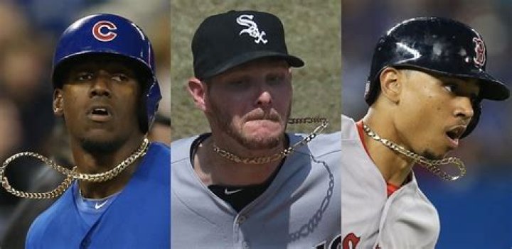 Why do professional baseball players wear necklaces?
