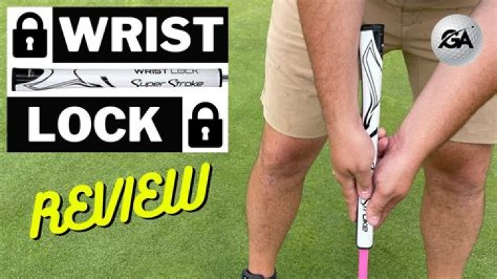 Why do putters have reverse grips?