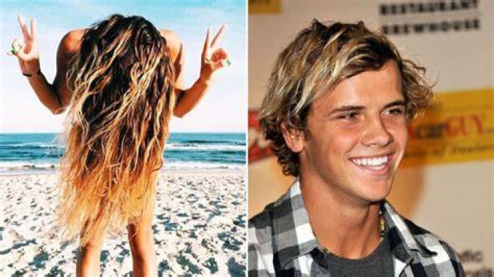Why do surfers have blonde hair?
