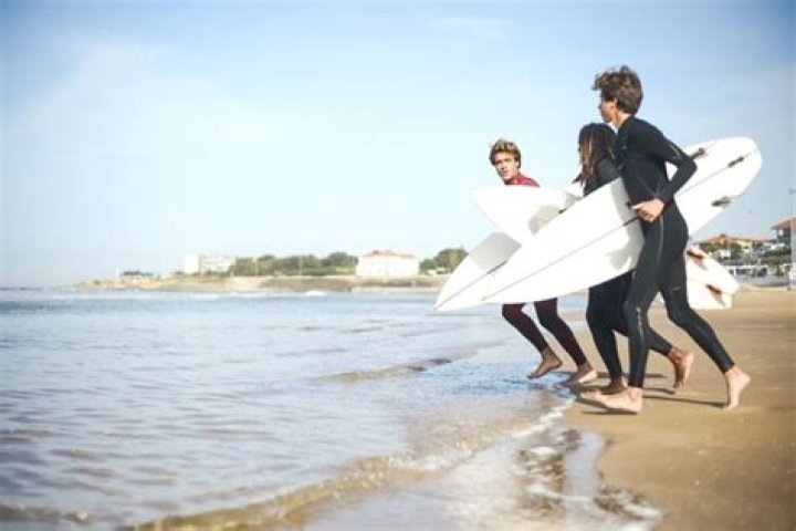 Why do surfers run under water?