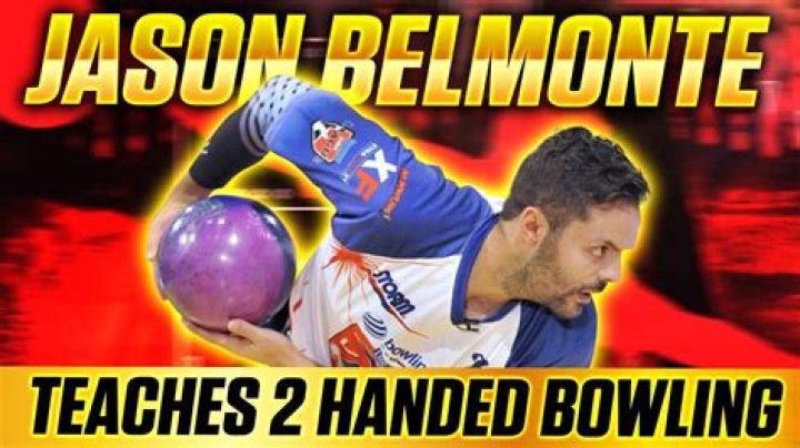 Why does Jason Belmonte use two hands?