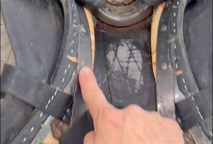 Why does my saddle pop up in the back?
