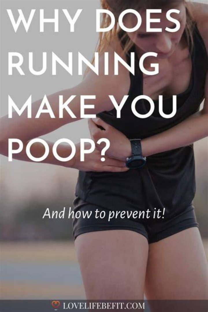Why does running make me poop?