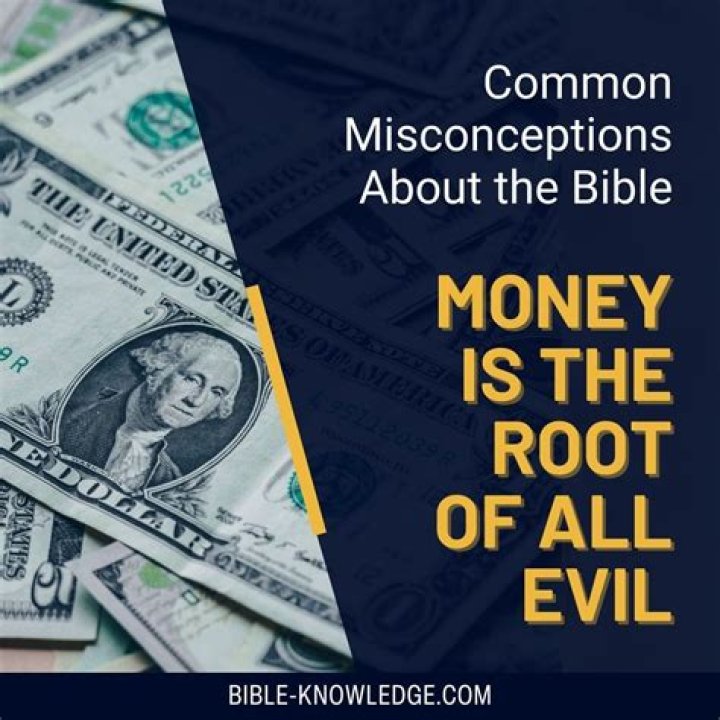 Why is money the root of all evil?