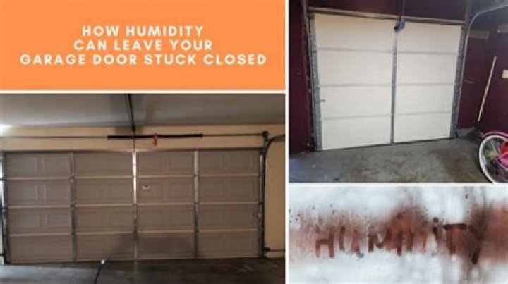 Why is my manual garage door stuck?