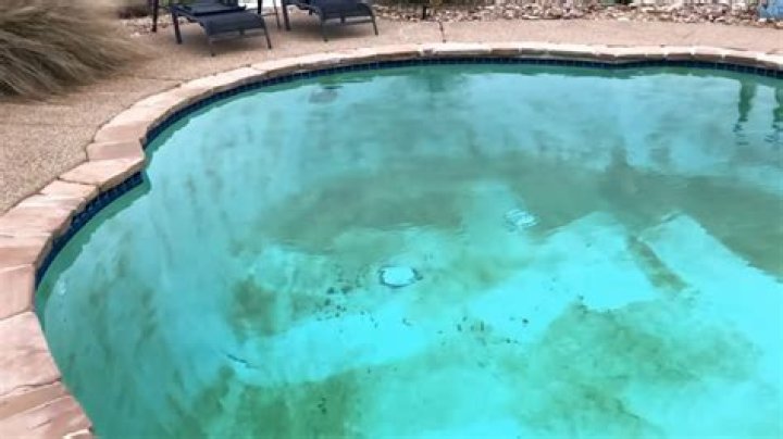 Why is my pool liner yellow?