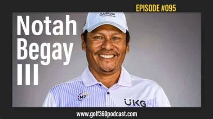 Why is Notah Begay not playing golf?