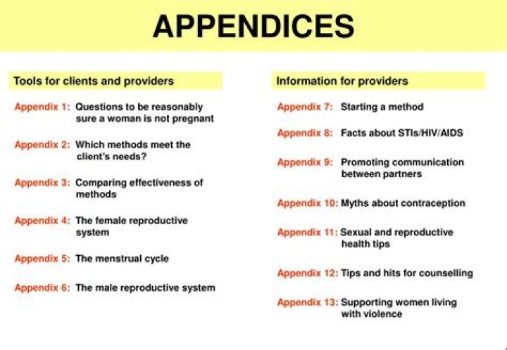 Why is the appendix of a book important?